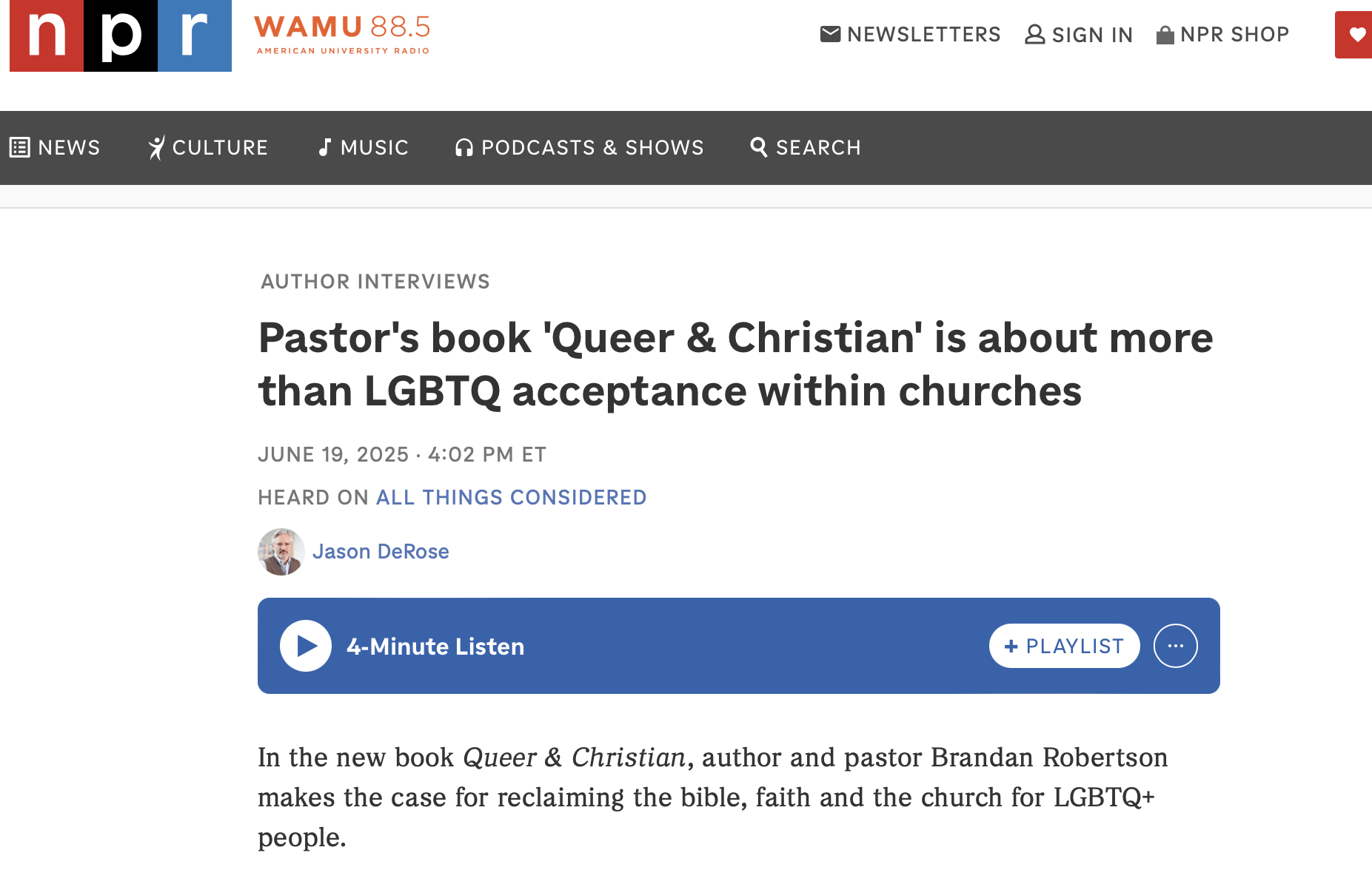 About Brandan Robertson Brandan Robertson